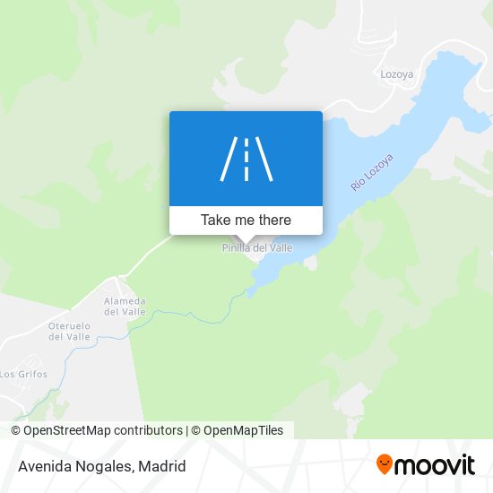 Avenida Nogales map