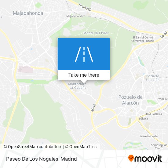 Paseo De Los Nogales map