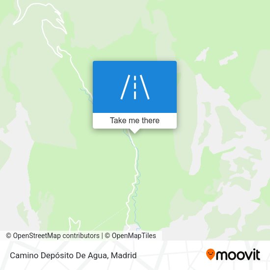 Camino Depósito De Agua map