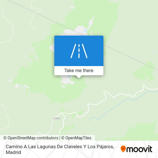 Camino A Las Lagunas De Claveles Y Los Pájaros map