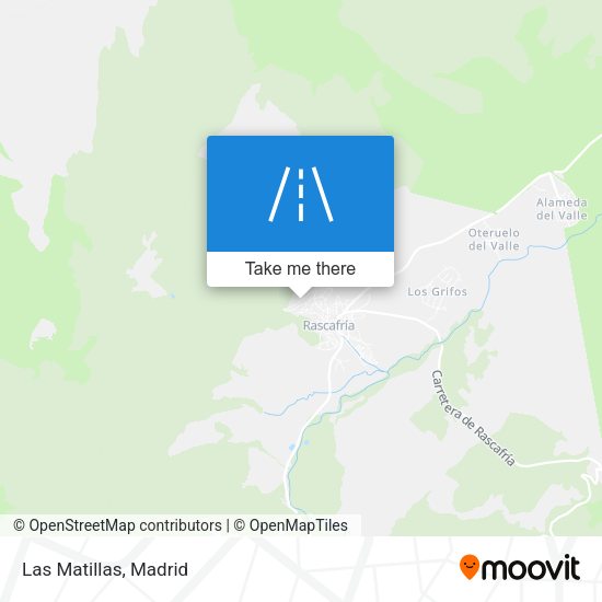 Las Matillas map