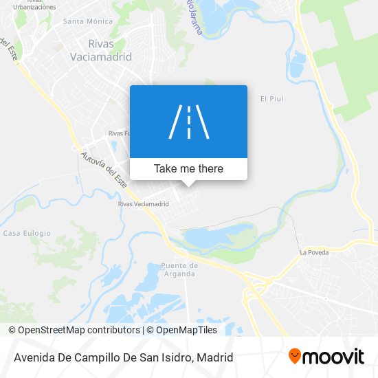 Avenida De Campillo De San Isidro map