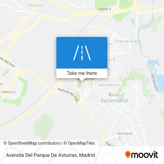 Avenida Del Parque De Asturias map