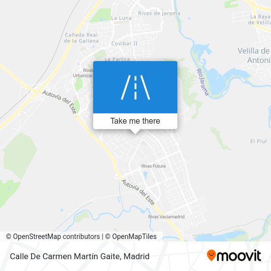 Calle De Carmen Martín Gaite map