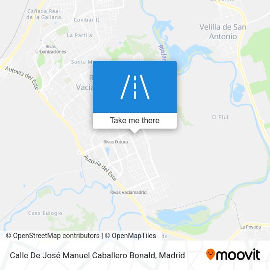 Calle De José Manuel Caballero Bonald map