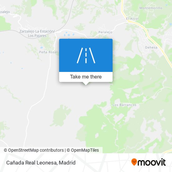 Cañada Real Leonesa map