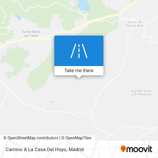 Camino A La Casa Del Hoyo map