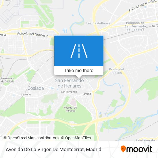 Avenida De La Virgen De Montserrat map