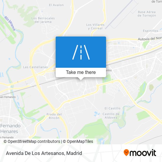 Avenida De Los Artesanos map