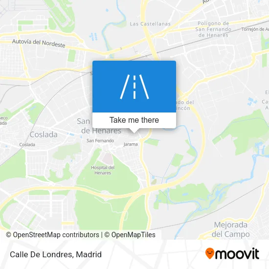 Calle De Londres map