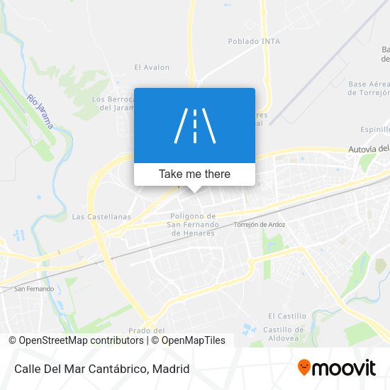 Calle Del Mar Cantábrico map