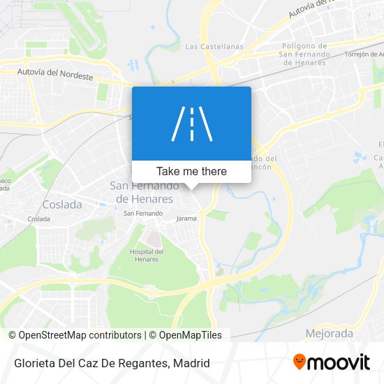 Glorieta Del Caz De Regantes map