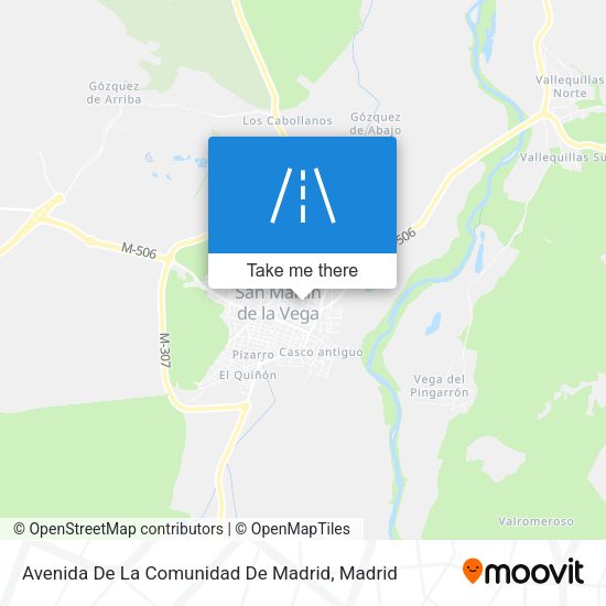 Avenida De La Comunidad De Madrid map