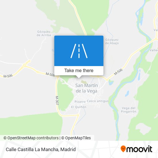 Calle Castilla La Mancha map