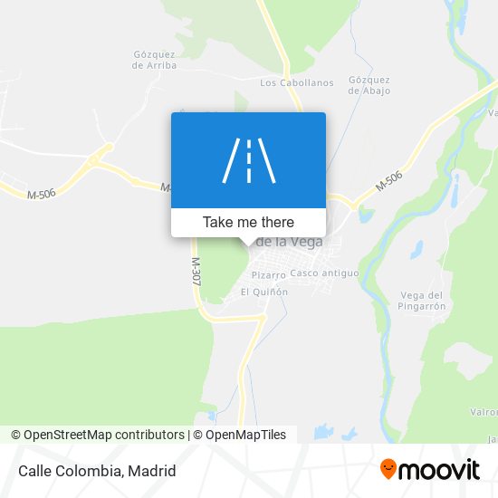 Calle Colombia map