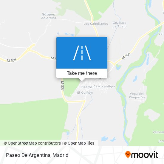 mapa Paseo De Argentina