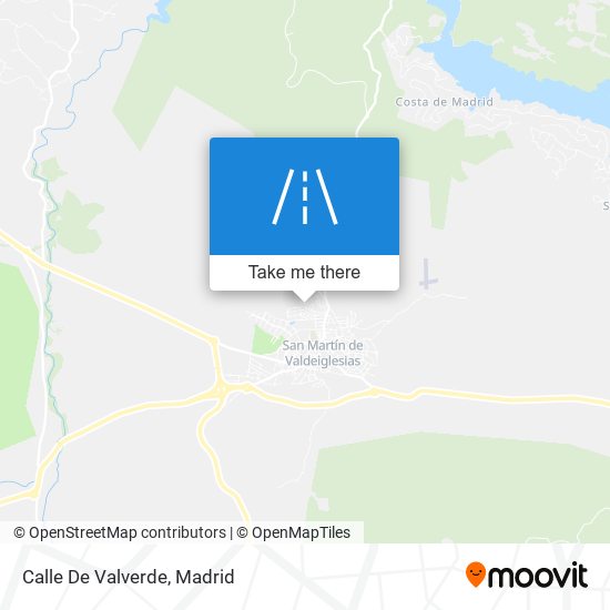 mapa Calle De Valverde