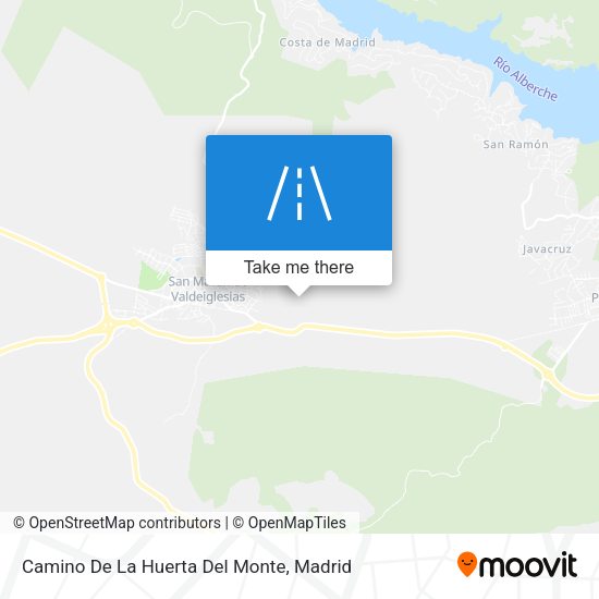 Camino De La Huerta Del Monte map
