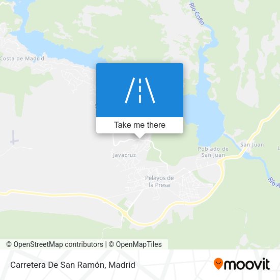 Carretera De San Ramón map