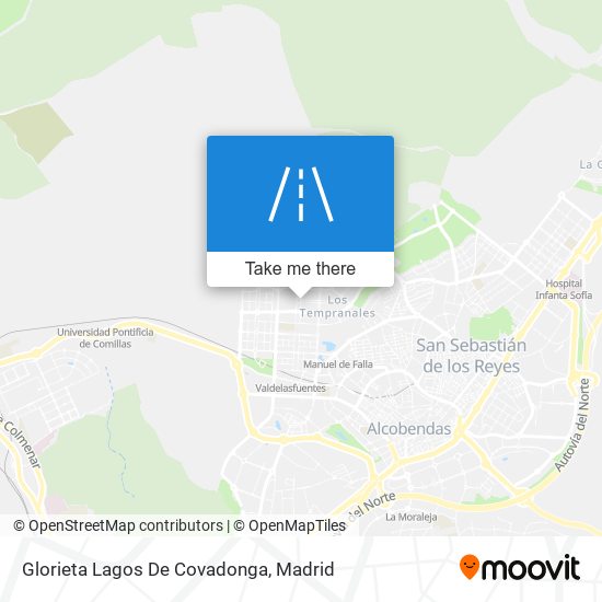 mapa Glorieta Lagos De Covadonga