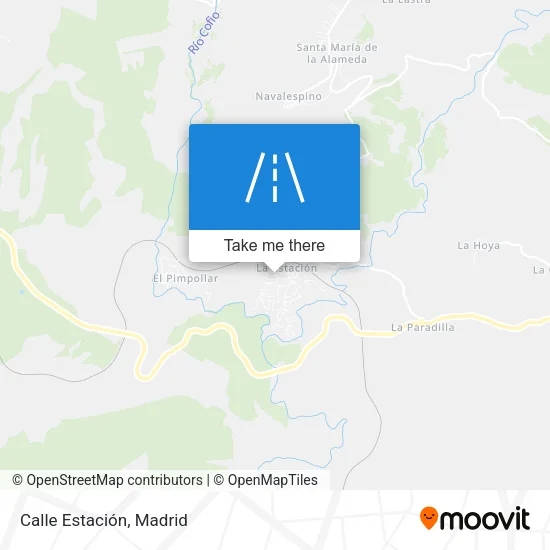 Calle Estación map