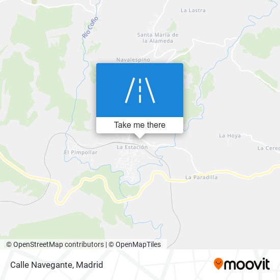 mapa Calle Navegante