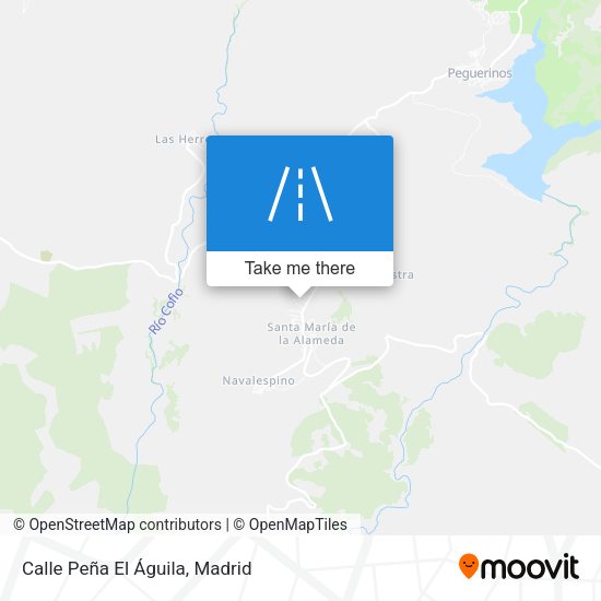 Calle Peña El Águila map
