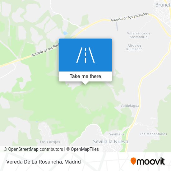 Vereda De La Rosancha map