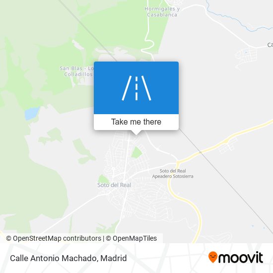 Calle Antonio Machado map