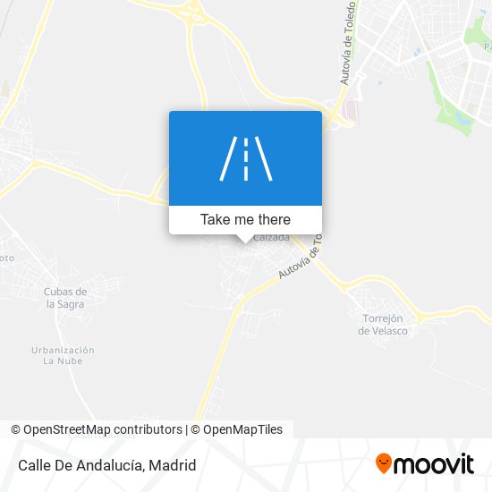 mapa Calle De Andalucía