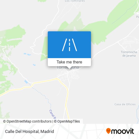 mapa Calle Del Hospital