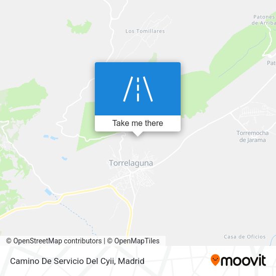 Camino De Servicio Del Cyii map