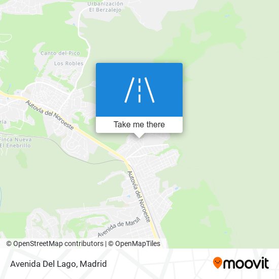 Avenida Del Lago map