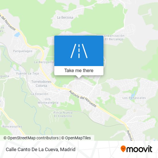 Calle Canto De La Cueva map