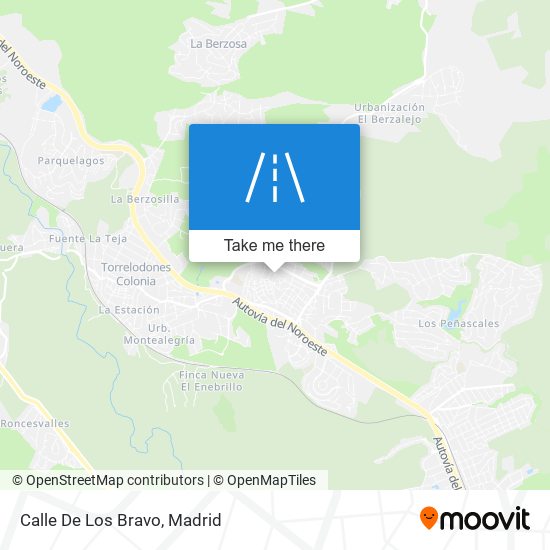 Calle De Los Bravo map