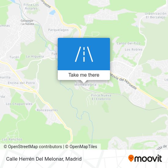 Calle Herrén Del Melonar map