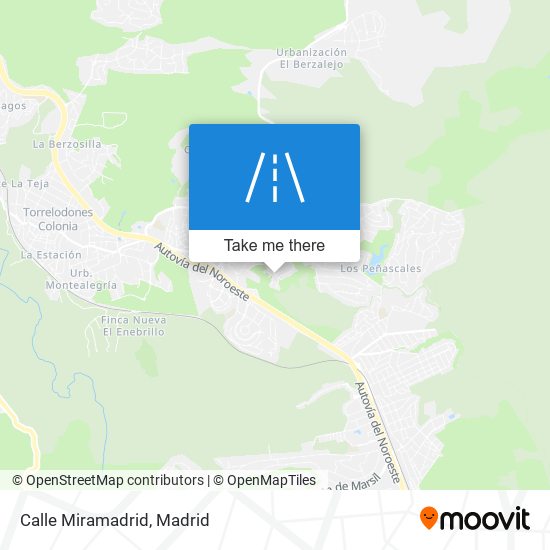 Calle Miramadrid map