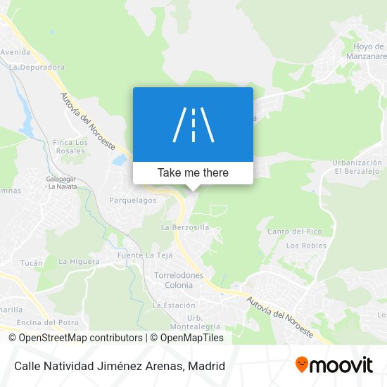 Calle Natividad Jiménez Arenas map