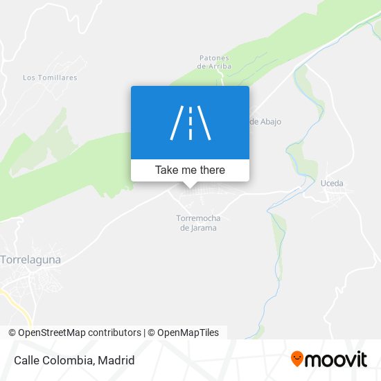 Calle Colombia map