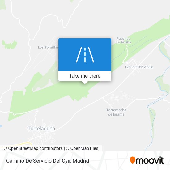 Camino De Servicio Del Cyii map