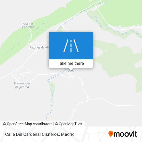 Calle Del Cardenal Cisneros map