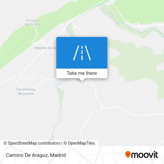 Camino De Araguz map