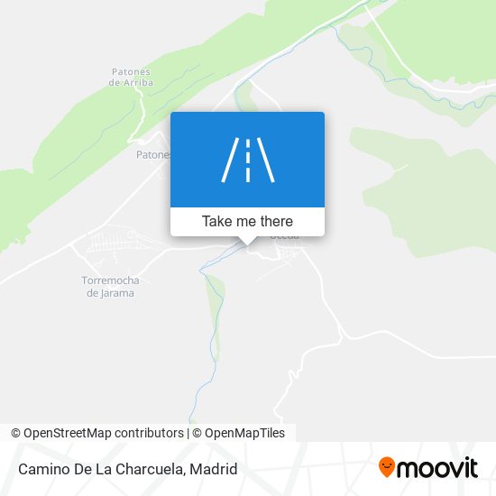 Camino De La Charcuela map