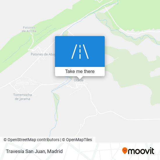 Travesía San Juan map