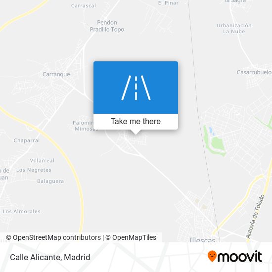 Calle Alicante map