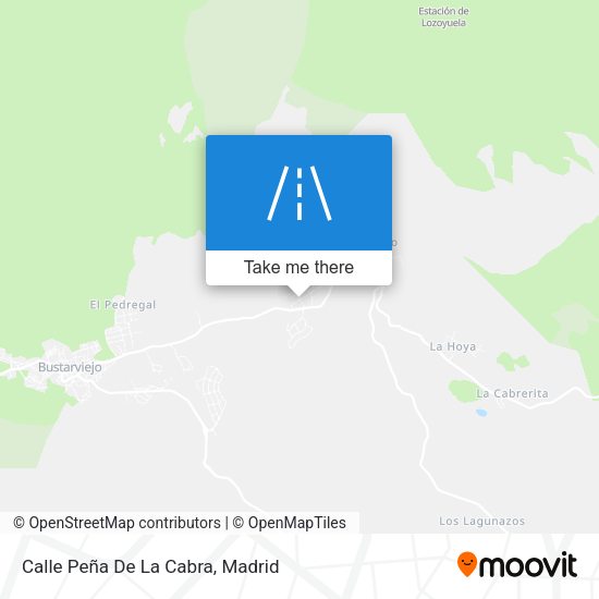 Calle Peña De La Cabra map