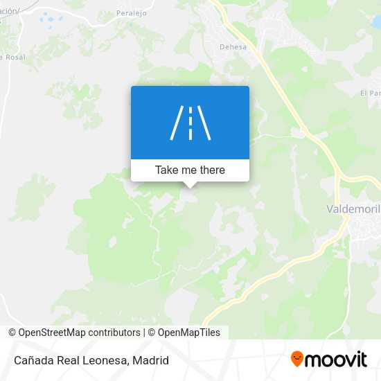 Cañada Real Leonesa map