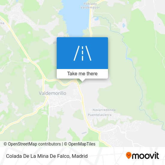 Colada De La Mina De Falco map
