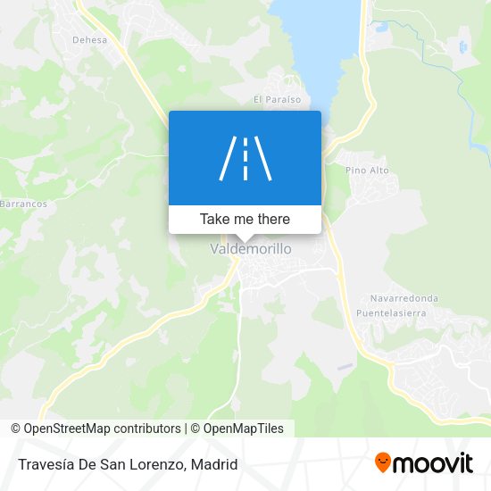 Travesía De San Lorenzo map