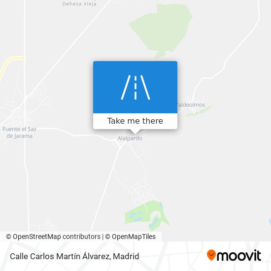 mapa Calle Carlos Martín Álvarez